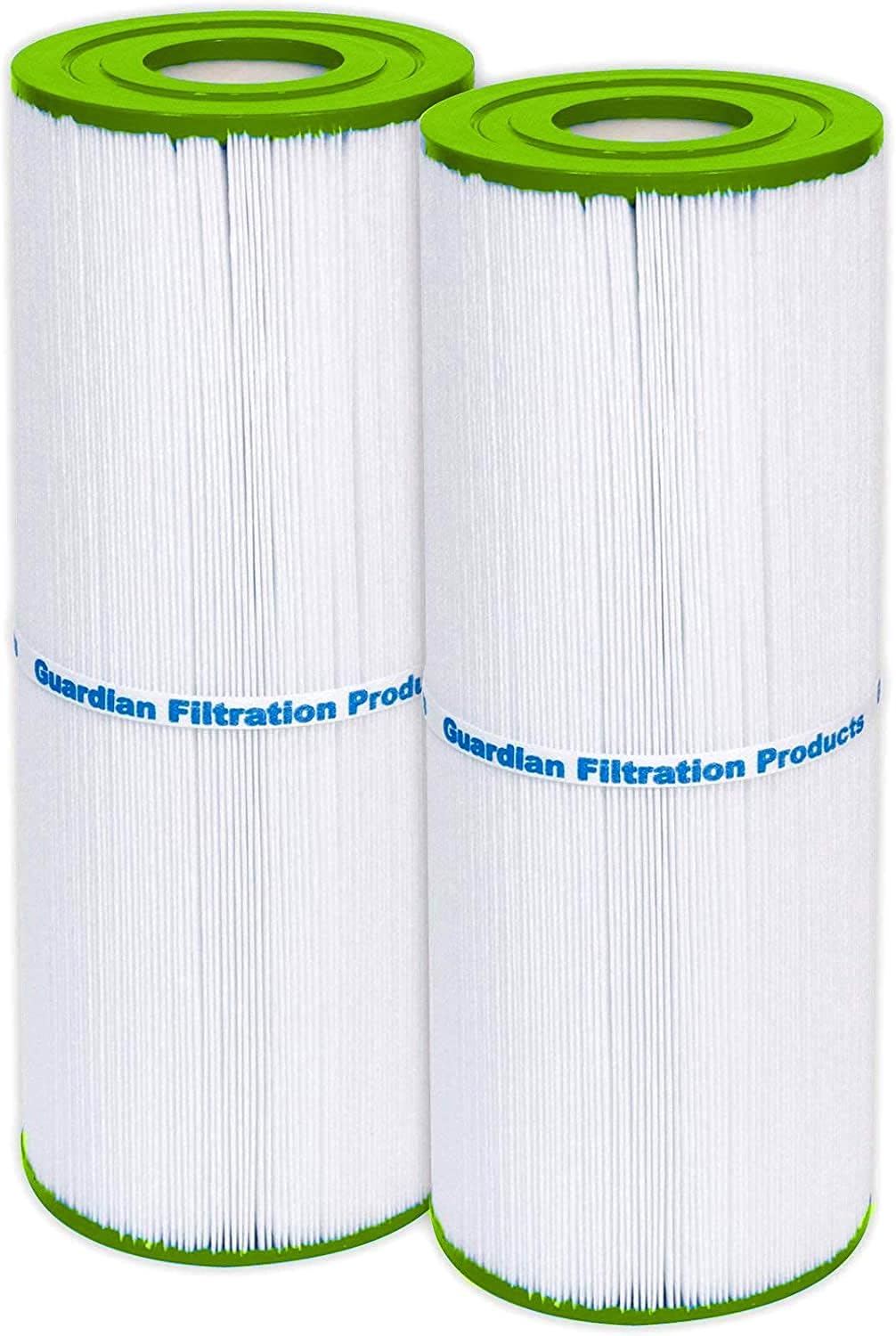 Guardian Filtration Products Spa Filter Cartridge 413-212-02 Two-Pack Replacement for Pleatco PRB50IN, Unicel C-4950, Filbur FC-2390 | 413-212-02 (White Blue or Green)
