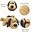 WEIGEDU Floppy Stuffed Dog Puppy Plush Toy, Huggable Beagle Labrador Retriever Stuffed Animal Dogs for Kids Girls Boys Baby Birthday Gift, 20 inch, Brown