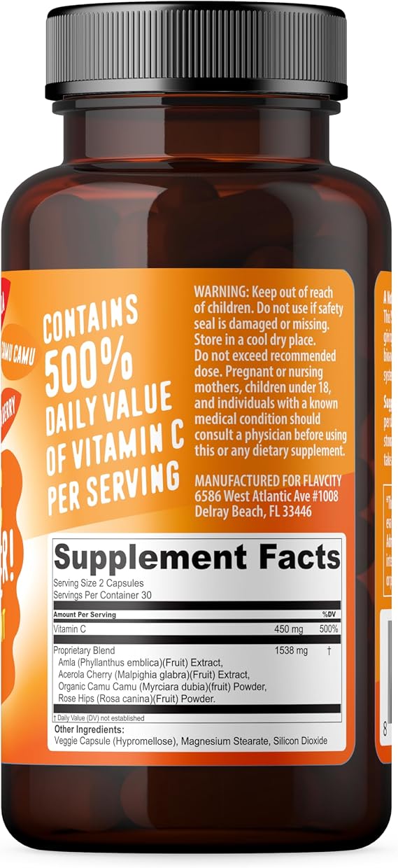 FlavCity Vitamin C & D Supplement Set, C-Ya Later & Triple Threat