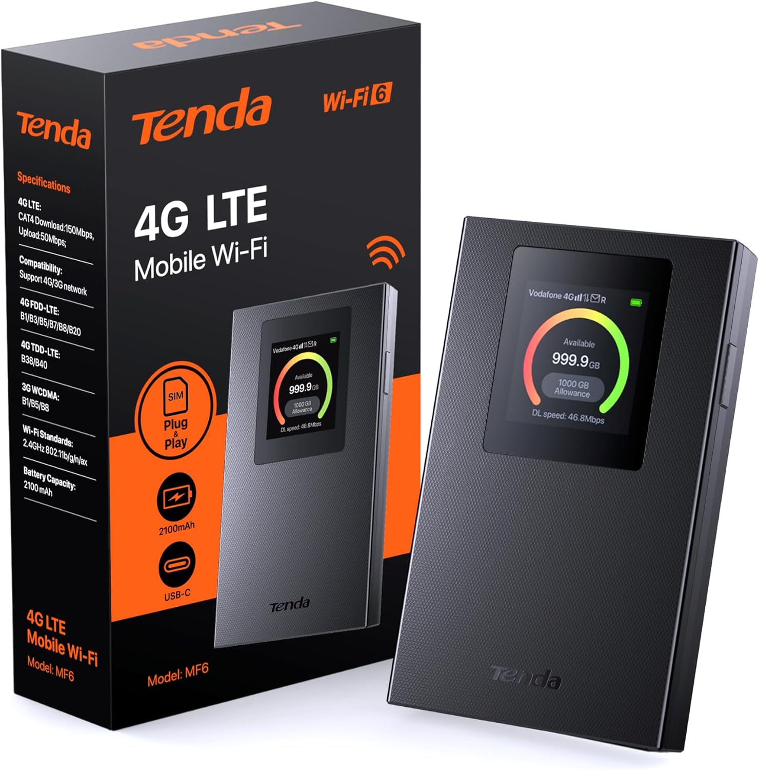 Tenda MF6 router WiFi portátil 4G barato