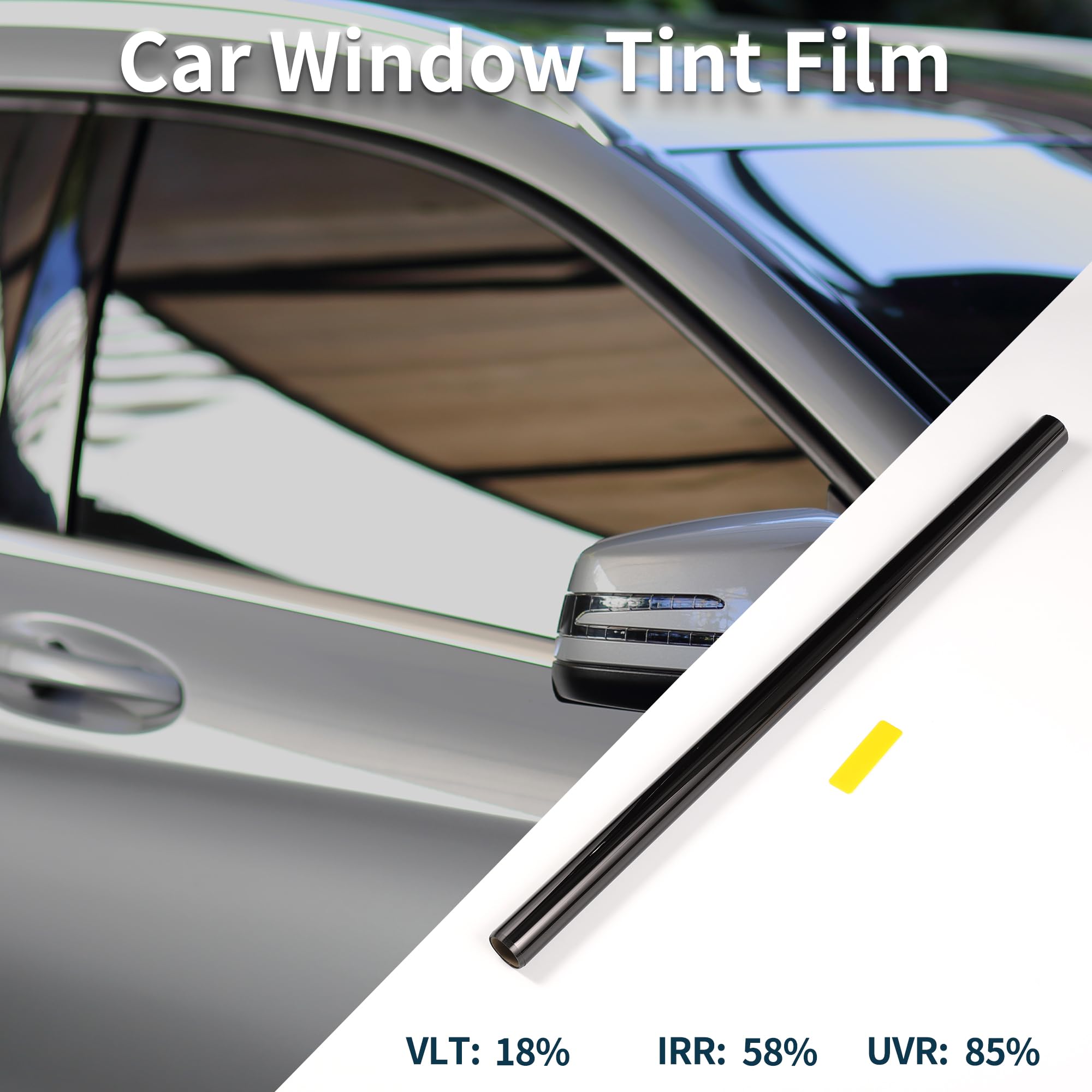 Amazon.com: Motoforti Nano Ceramic Car Window Tint Film VLT 18