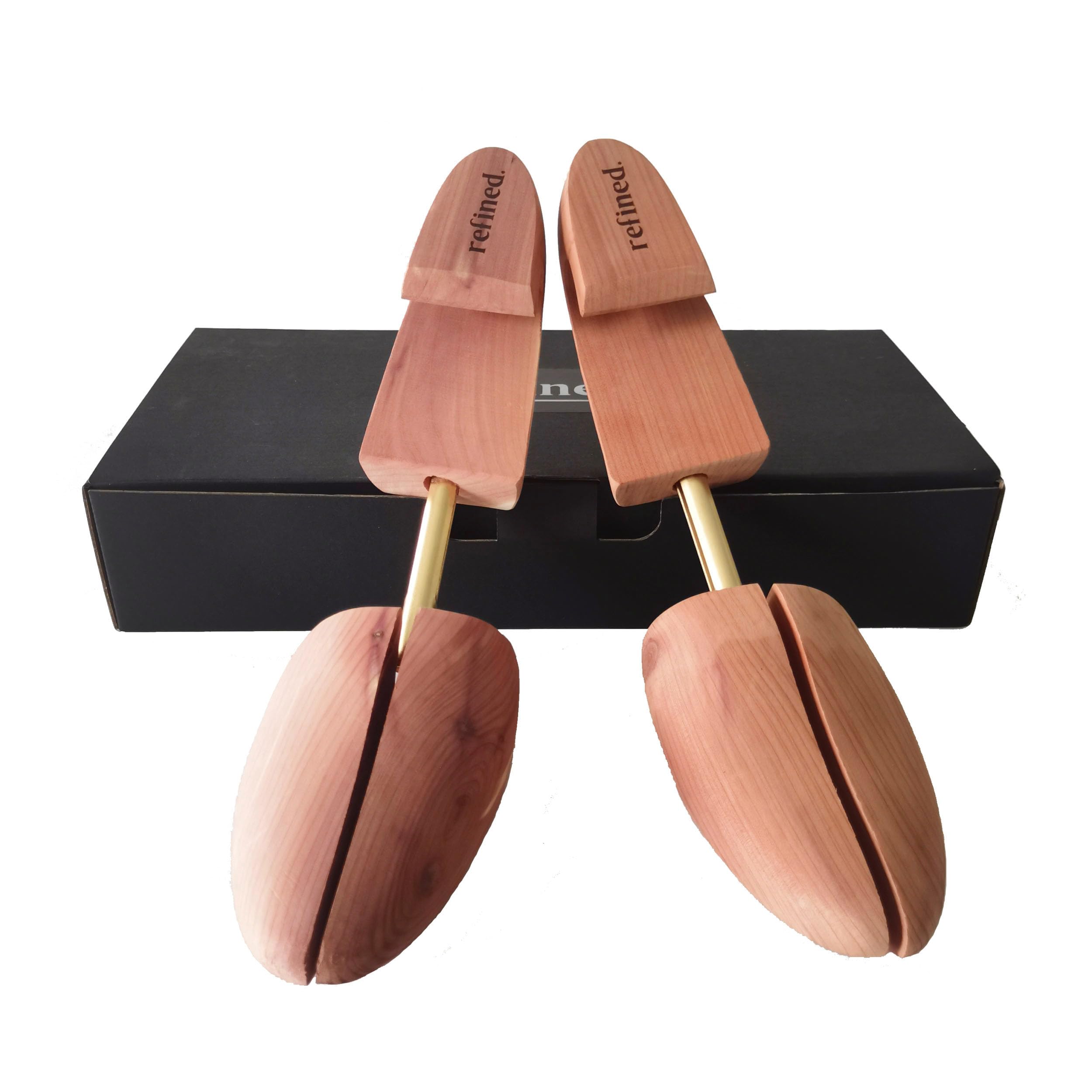 Luxinton Embauchoir en bois de cèdre raffiné pour homme - Embauchoir mixte en cèdre pour tous types de chaussures à semelle plate, beige, 48/50 EU