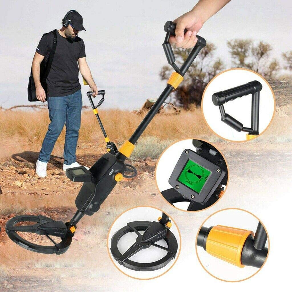 Cargador Externo para Baterias 18650 Excavadora Metal Oro Tesoro LCD Bobina Búsqueda Detector a de Agua Otro Adaptador AA A D (Black, One Size)