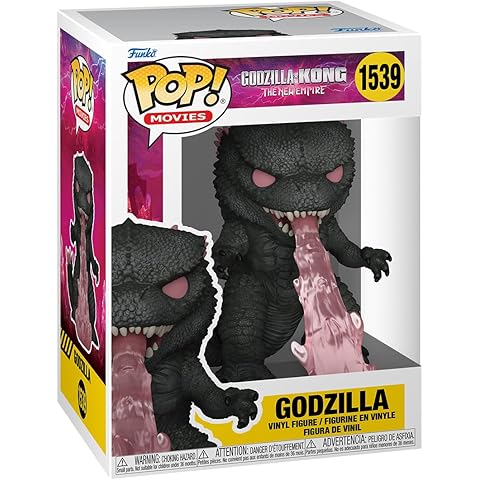 Funko POP! Movies: Godzilla X Kong: The New Empire - Godzilla with Heat-Ray - Collectable Vinyl Figure - Gift Idea - Official Merchandise - for Kids & Adults - Movies Fans