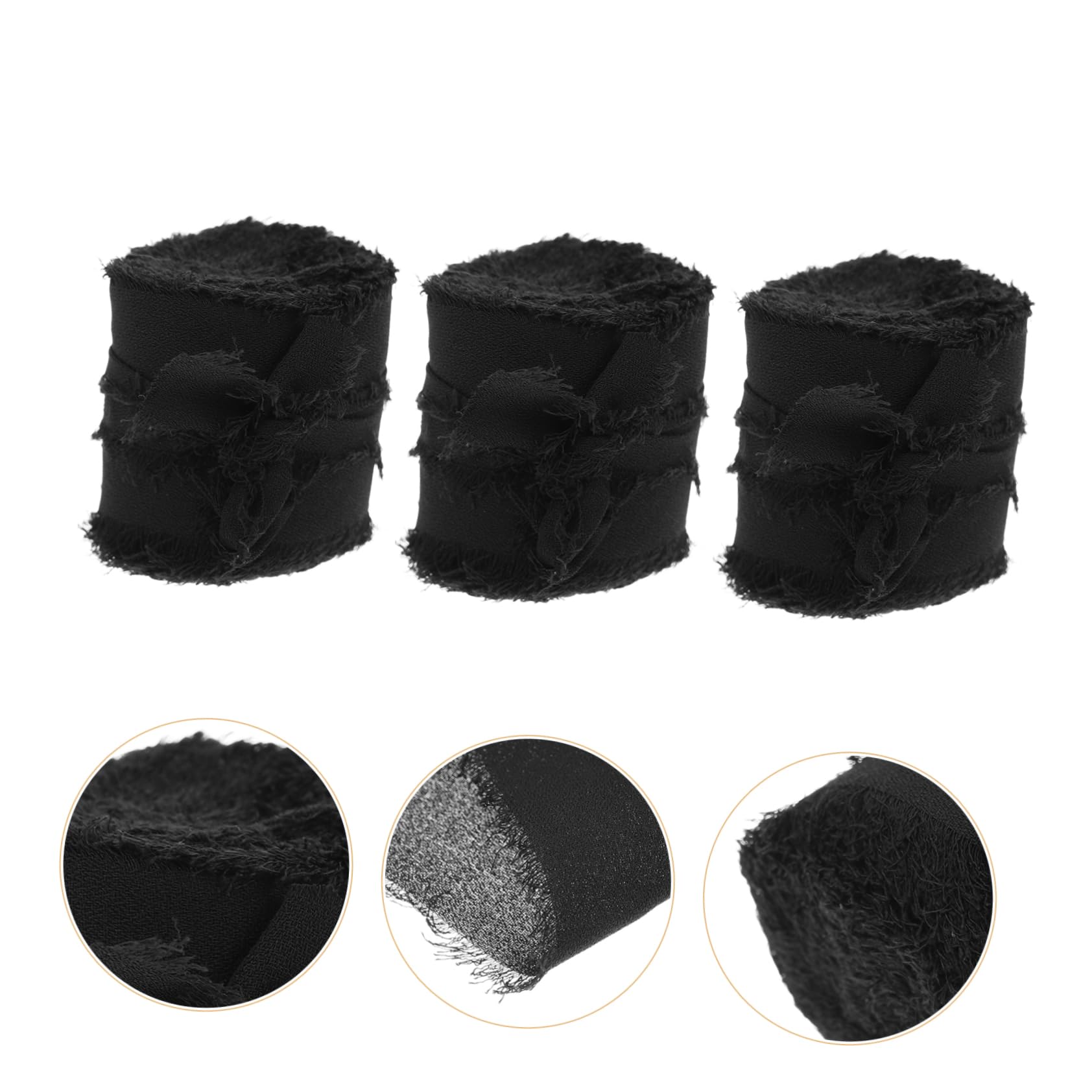 STOBOK 9rollen Fransenband Aus Chiffon Breit Für Hochzeitsdekoration Geschenkverpackungen Und -projekte Langlebig Farbecht Angenehmem Griff