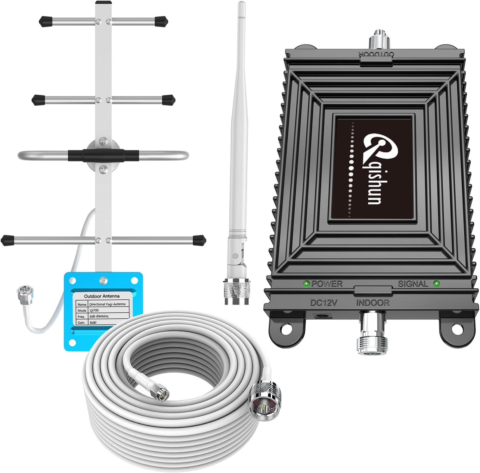 Cell Phone Signal Booster Verizon,ATT Home 5G 4G LTE Phone Booster 700MHz Band 13/12/17 Cell Signal Booster Covers up to 4,000 sq.ft, FCC Approved Cell Booster