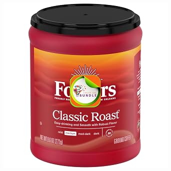 Classic Roast Ground Coffee, Medium Roast, 9.6 oz Canister