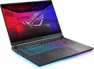 ROG Strix G16 G615LP-TS202W, 16" 2.5K WQXGA Laptop, Intel Core Ultra 9 Processor 290HX Plus, DDR5 32GB Ram, 1TB SSD, NVIDIA GeForce RTX 5070 GPU, Windows 11 Home, Eclipse Gray.