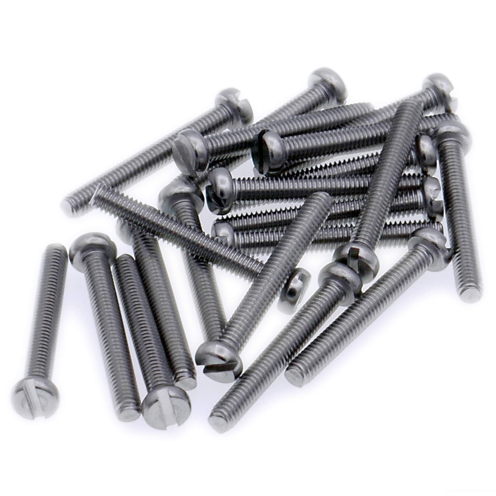 Singularity Supplies M3 (3Mm X 8Mm) Slot Cheese Machine Screw (Bolt) - Stainless Steel (A2) (Pack Of 20)
