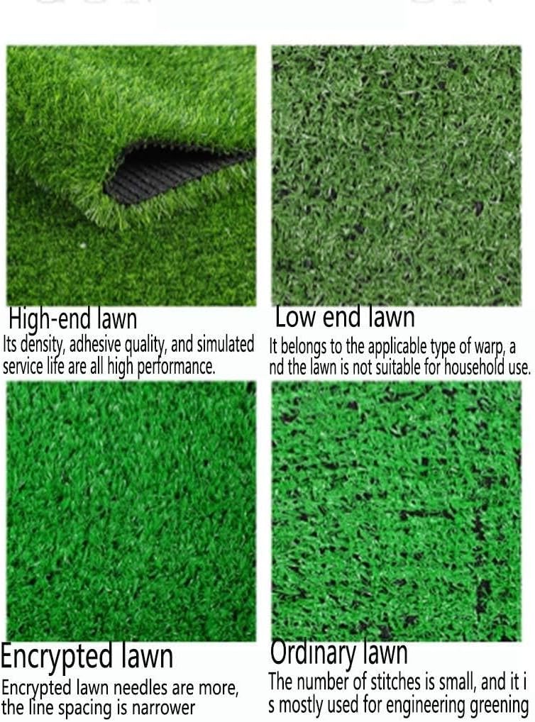 Artificial Grass 2m x 0.5m – Realistic Fake Turf, Deluxe Synthetic Lawn, Pet-Friendly, UV-Resistant, Thick & (2.0 Upgrade)