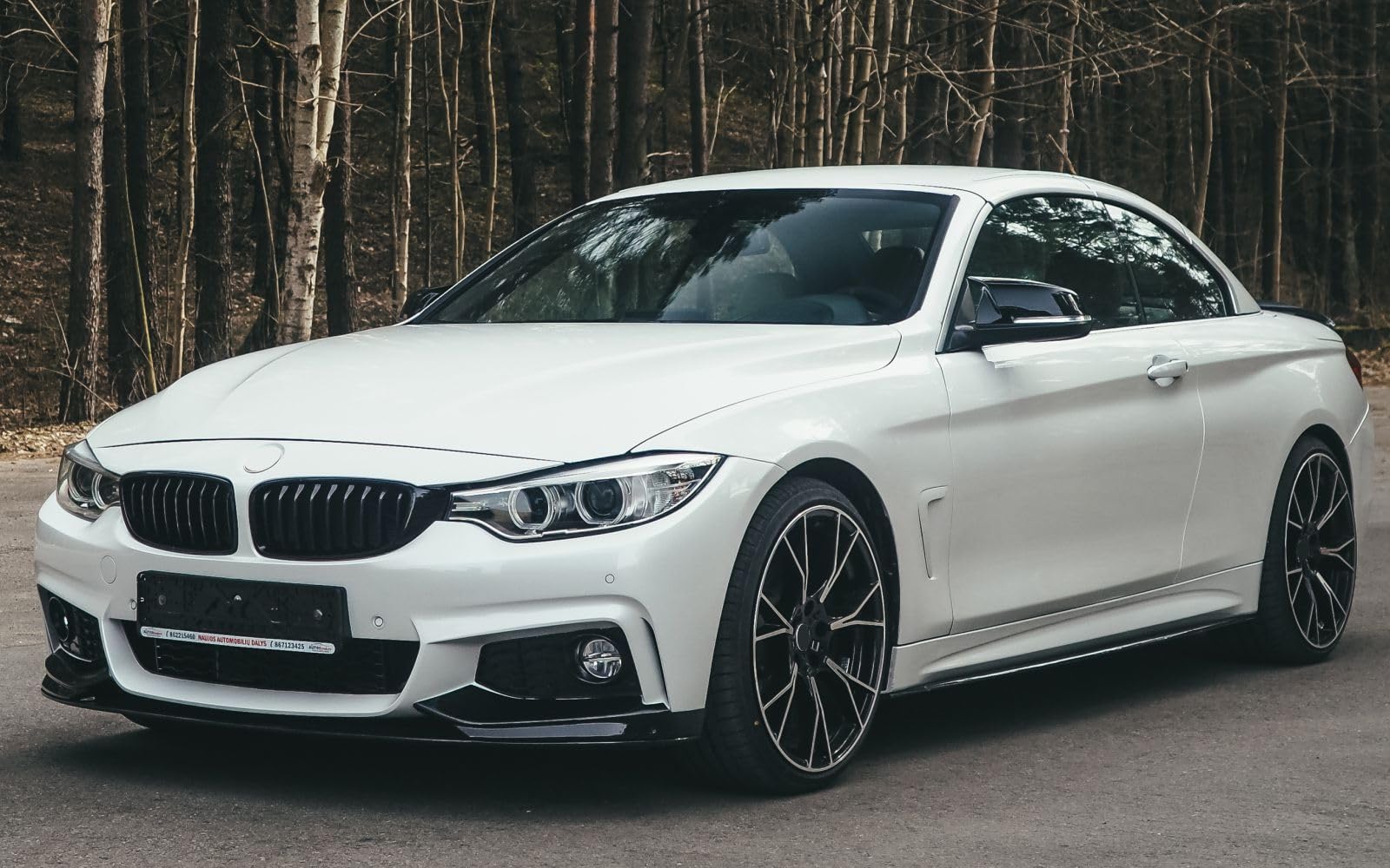 MpTuned Seitenschweller schwarz glänzend für BMW 4er F32 F33 F36 2014-2020 420i 430i 435i 440i 418d 420d 430d 435d