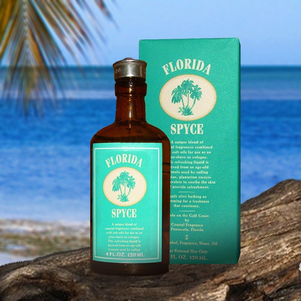 EZBASICS Coastal Fragrance 4 oz Florida Spice Cologne Aftershave c