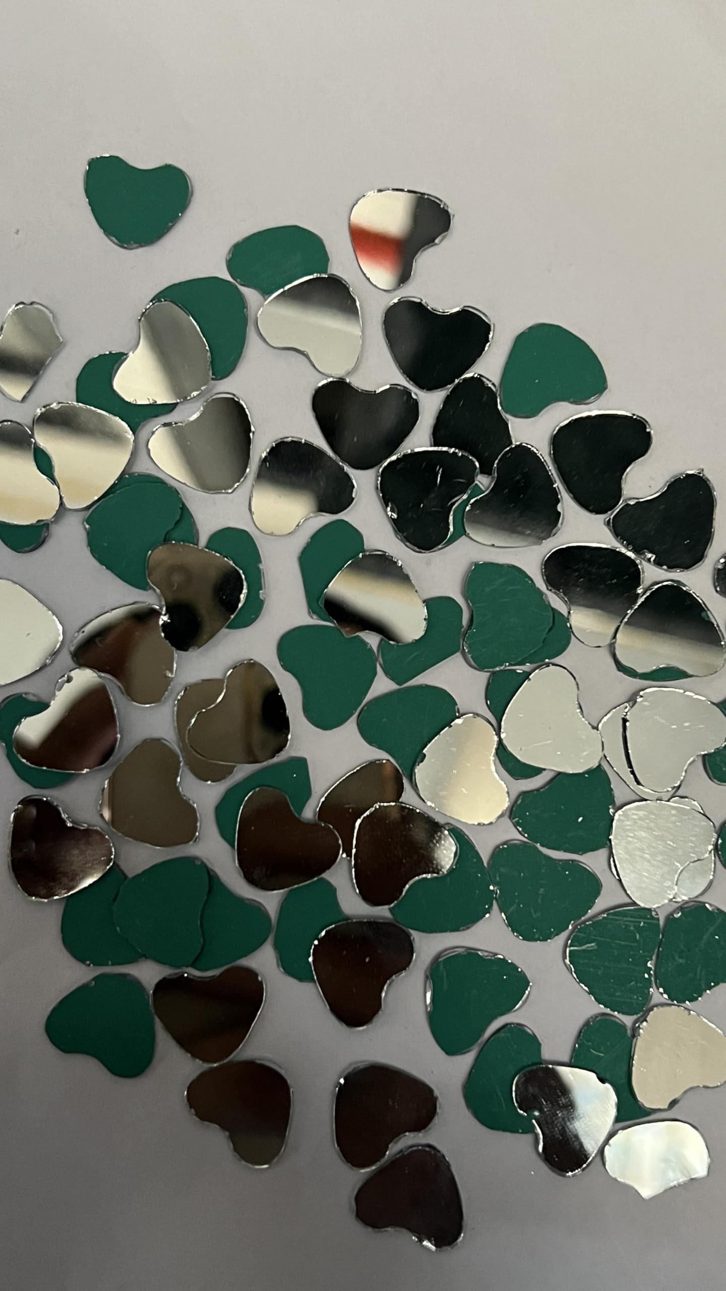 Fancy Heart Shape Mirror for LIPPAN Art, Mirror Art, MUD and Mirror Art 15 * 15MM 280 Piece 100GM-image-5