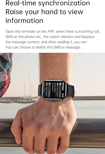 Miniatura 8 de CHOKOVIE Reloj inteligente para hombres y mujeres llamada recibirdial controles de voz AI pantalla táctil de 185 pulgadas monitor de sueño de