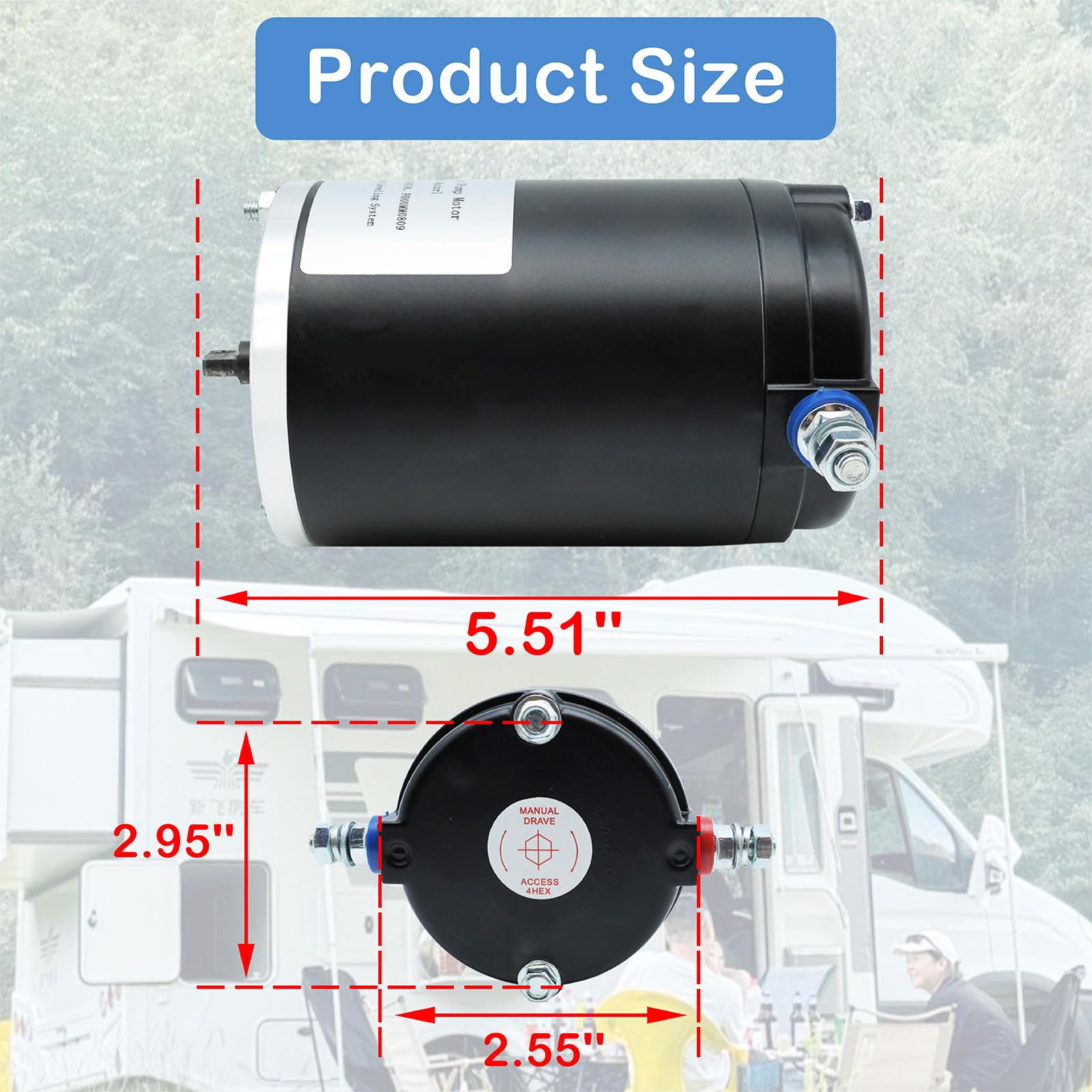 REAXOAL Bi-rotational Hydraulic Pump Motor Slide Out Replacement