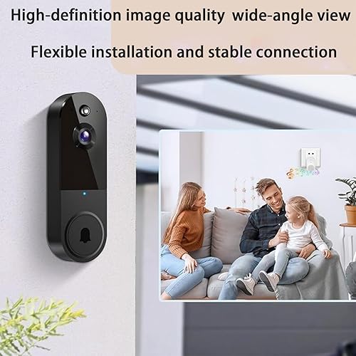 Miniatura 6 de Puerta segura la forma más inteligente de proteger tu hogar, cámara inalámbrica de video de 1080p, detección humana AI, vista en vivo, audio de 2