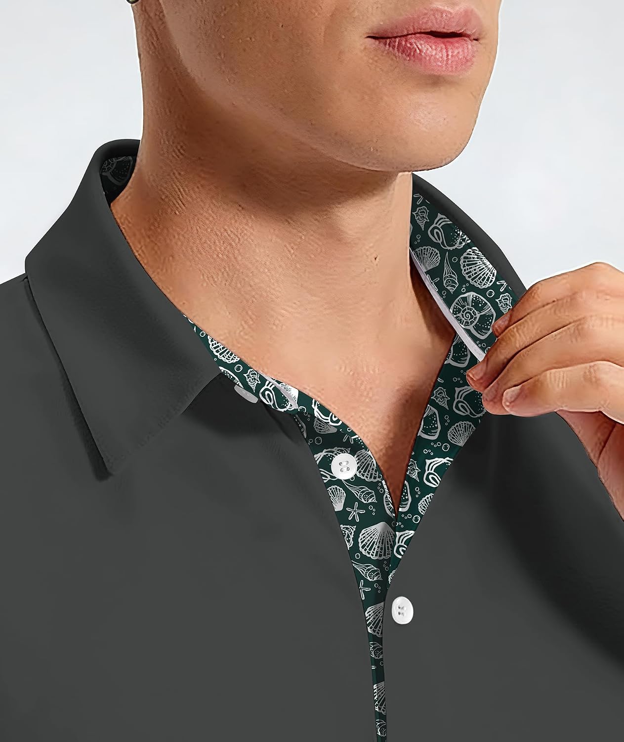 ZITY Mens Golf Shirt Short Sleeve Moisture Wicking Polo Shirts for Men Performance Casual Stretchy Collared Polo Shirt