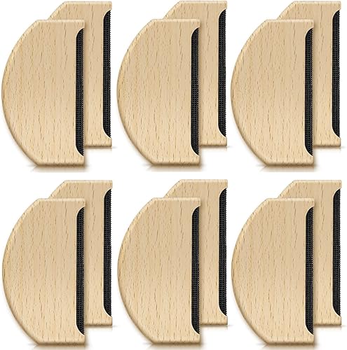 Peine de cachemira, peine de lana, peine de madera, removedor de pelusas, manual, portátil, herramienta de cepillo para quitar pelusas, prendas de