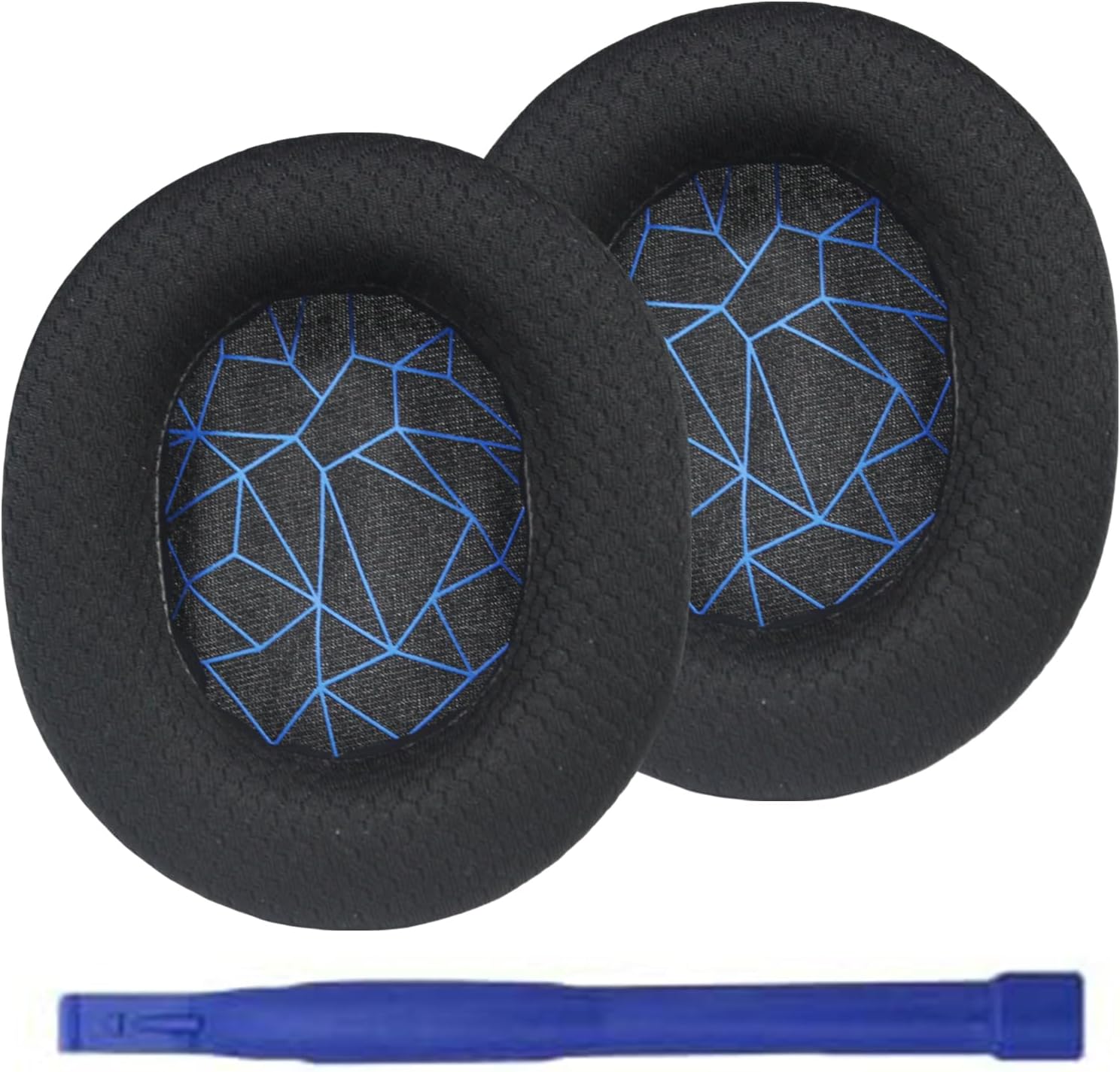 Coussinets D'oreille De Rechange Pour Casque Major 3 Et Major 4 - Tissu Maille Respirant / Glacé - Avec Mousse Mémoire De Forme