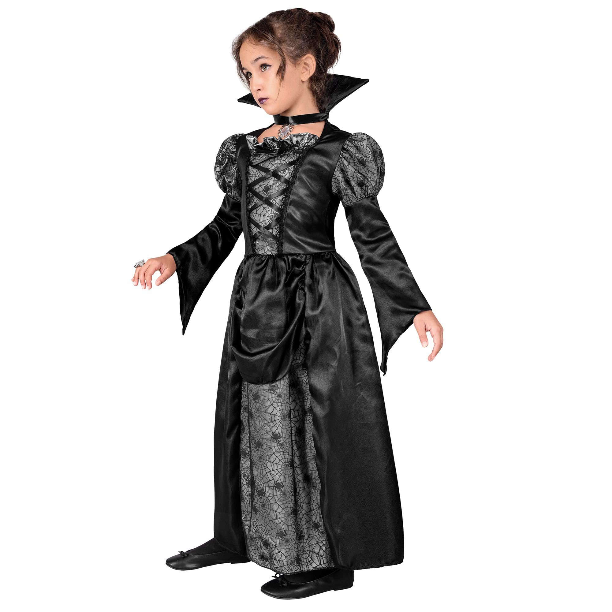 W WIDMANN Vampir-Kinderkostüm – Gr. 116 Cm, Inkl. Weste, Hose, Umhang, Für Halloween & Karneval
