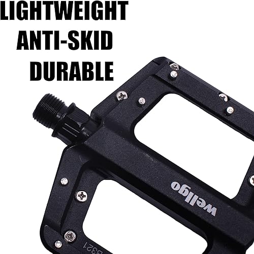 Miniatura 5 de Alps2Ocean Lightweight Bike Pedals,Waterproof Bicycle Pedals with CNC Aluminum,Universal 916 inch Anti-Skid Platform for Commuter