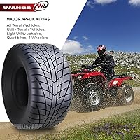 Vista 5 de WANDA - Juego de 4 neumáticos de alta velocidad 21x7-10 & 20x10-9 para Yamaha Raptor 350 660 700 ATV