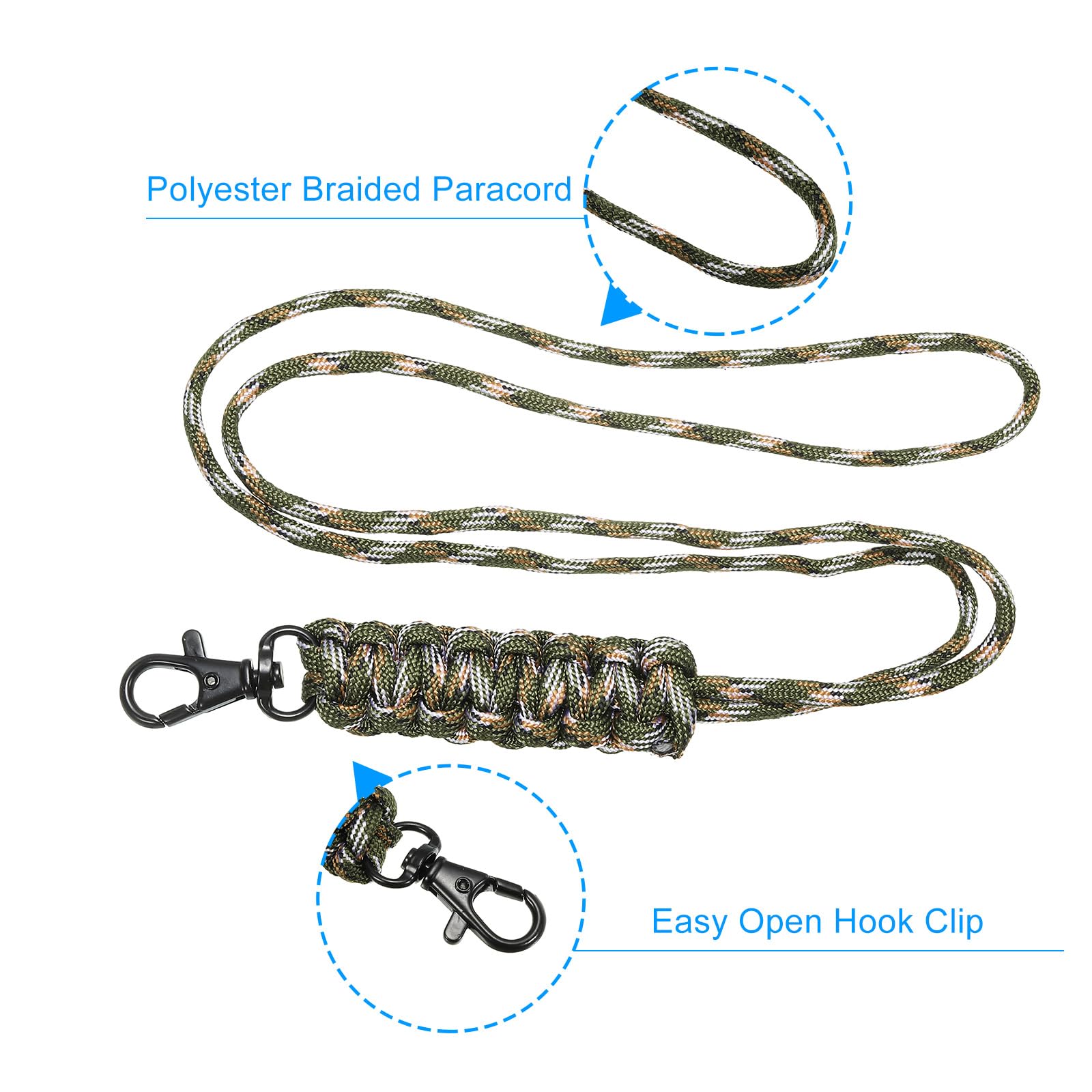 PATIKIL 20 Inch Paracord Lanyard - Image 3