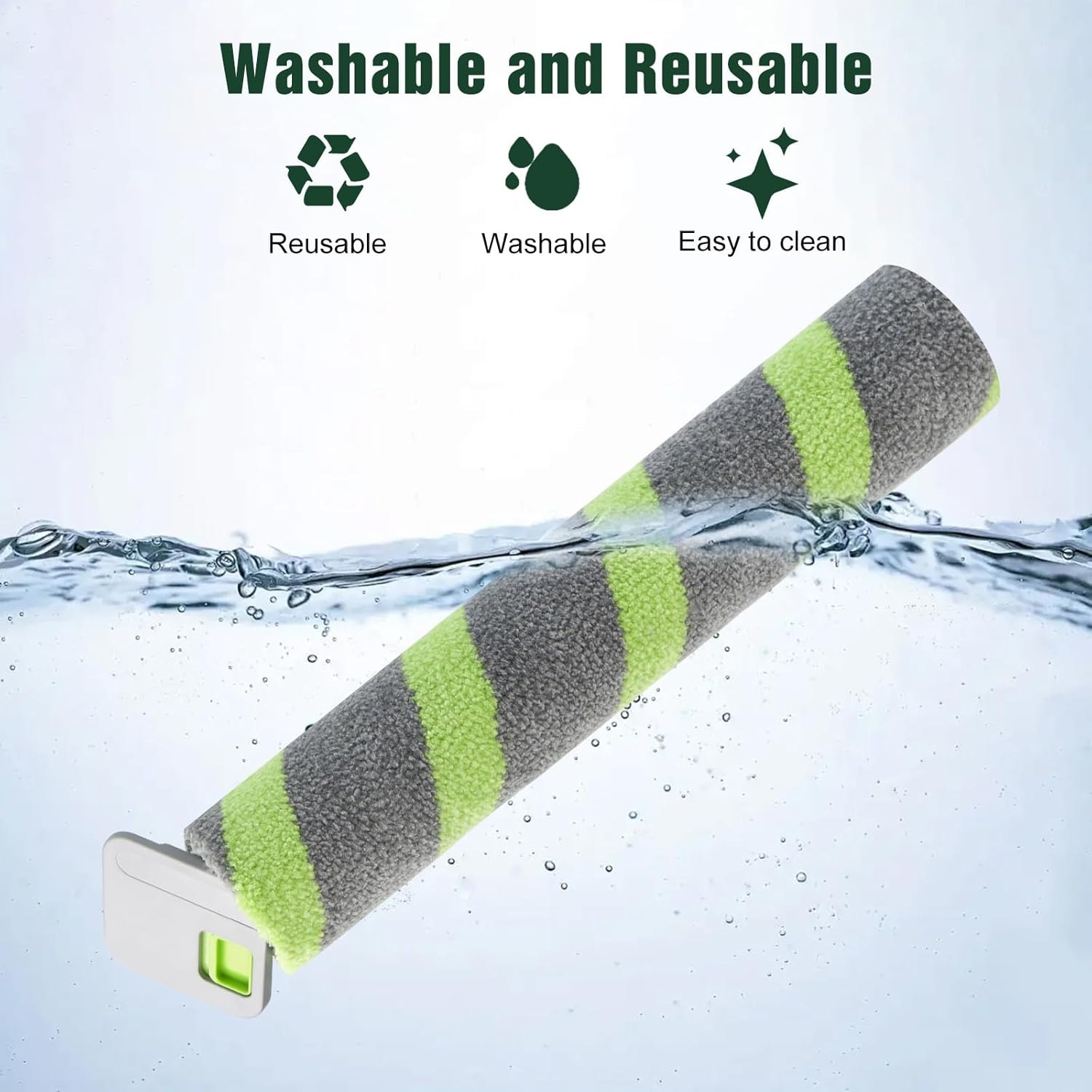 Roller Mop Replacement Kit Compatible with iRobot Roomba Max 705 combo/Roomba Max 700 Series Combo Vacuum Cleaner, 2 Mop Roller Replacement Accessories