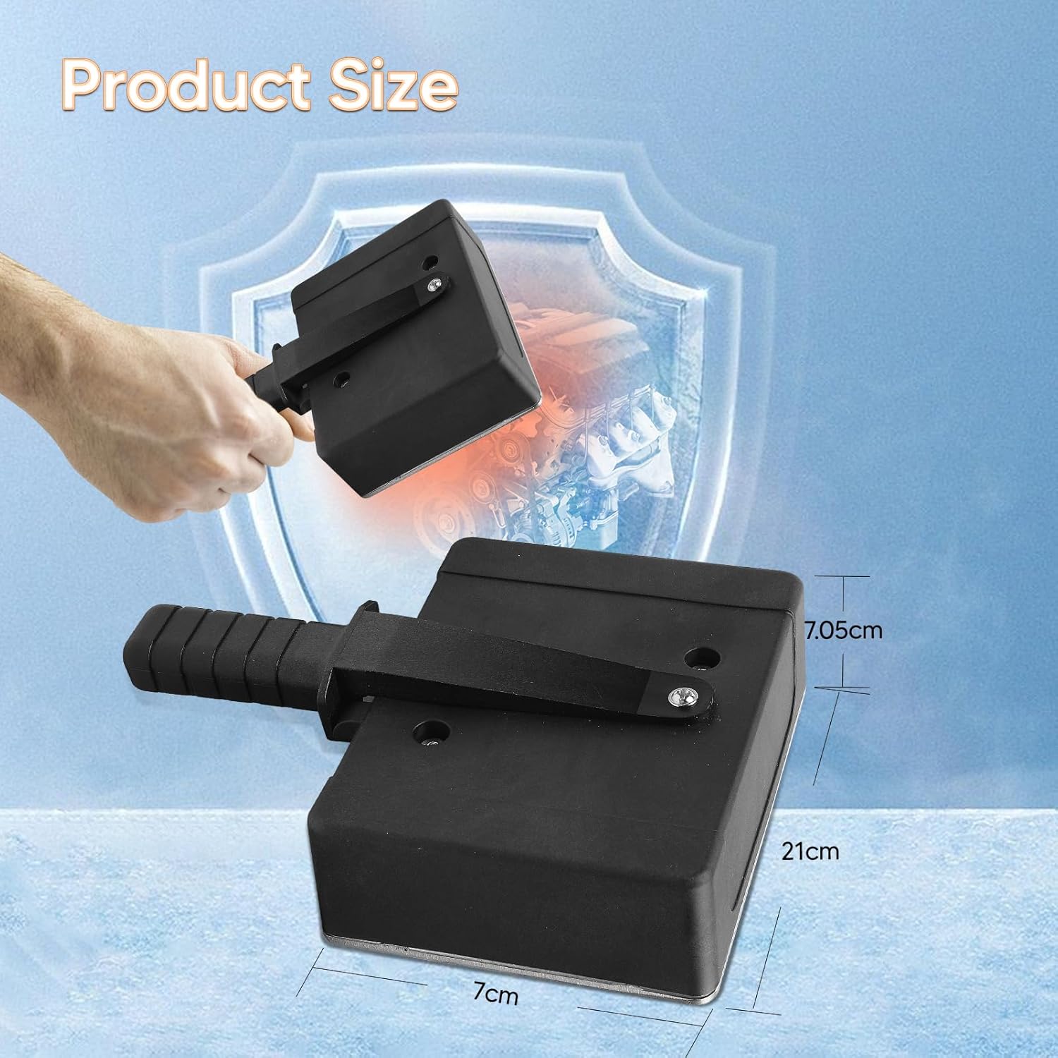 ‎1160 1160X Upgraded Magnetic Engine Block Heater, rated at 120V and 400W, is versatile and compatible with a diverse array of vehicles, equipment, and components.