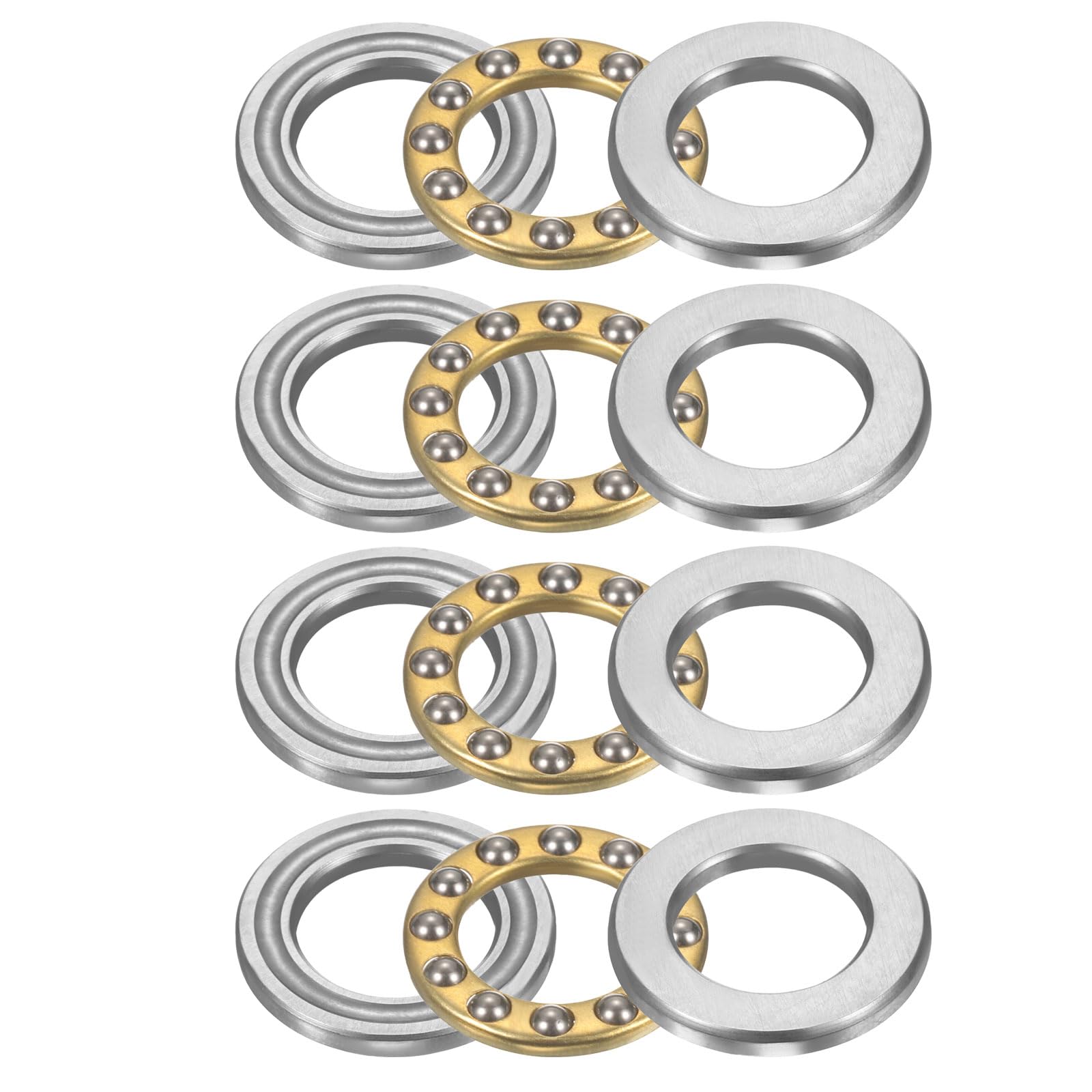 Miniature Thrust Ball Bearings - Chrome Steel, 8mm -20