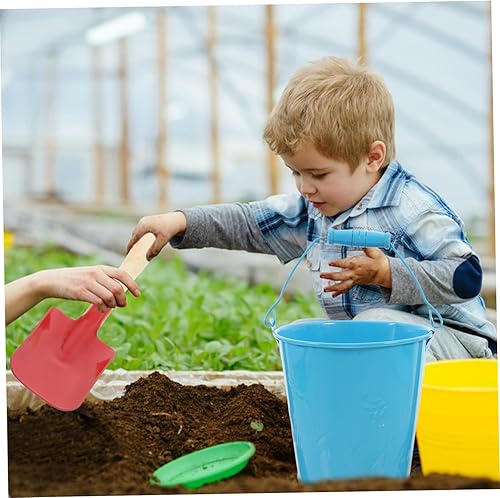 Miniatura 4 de Toddmomy Juguetes para niños, herramientas de jardín, juego de 4 piezas de herramientas de jardinería para niños, arena y playa, equipo de