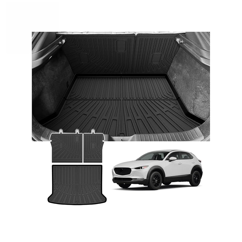 Forro de porta-malas e encosto para Mazda CX-30 2020–2026 CARTIST em TPE preto