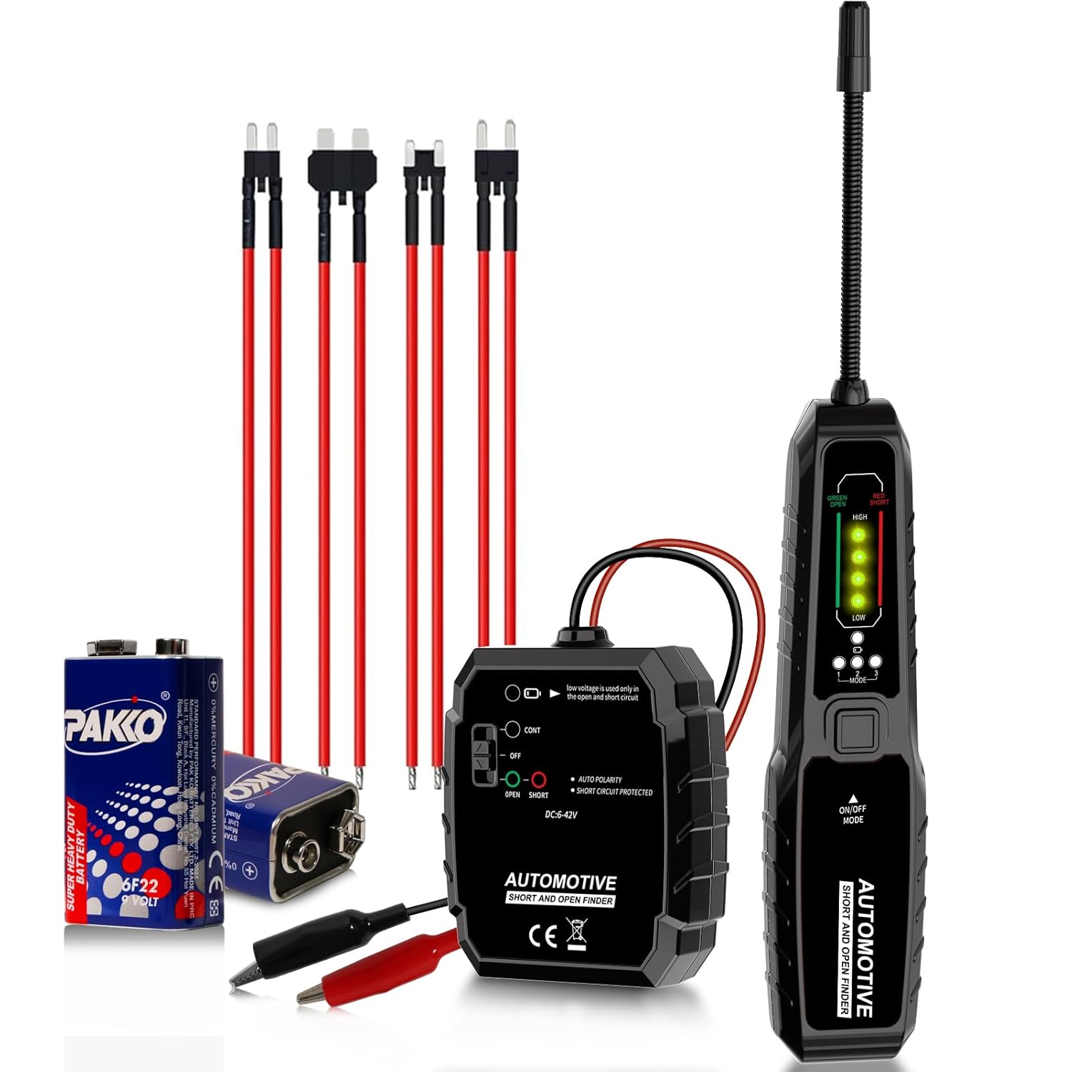 VSTM Wire Tracer Automotive Electrical Open & Short Finder, Circuit Breaker Finder, Circuit Tester, Fault Probe Cable Tracker, DC 6-42V Electrical Circuit Diagnostic Tool