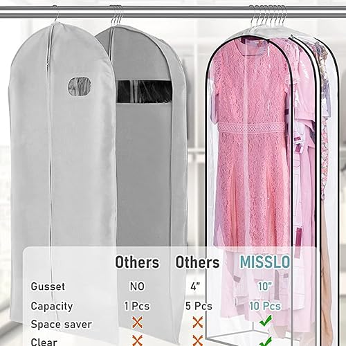 Miniatura 3 de Bolsa de vestir Dormitorio Armario Bolsa de Vestir Bolsa de Almacenamiento de Ropa Bolsa de Almacenamiento de Gran Capacidad