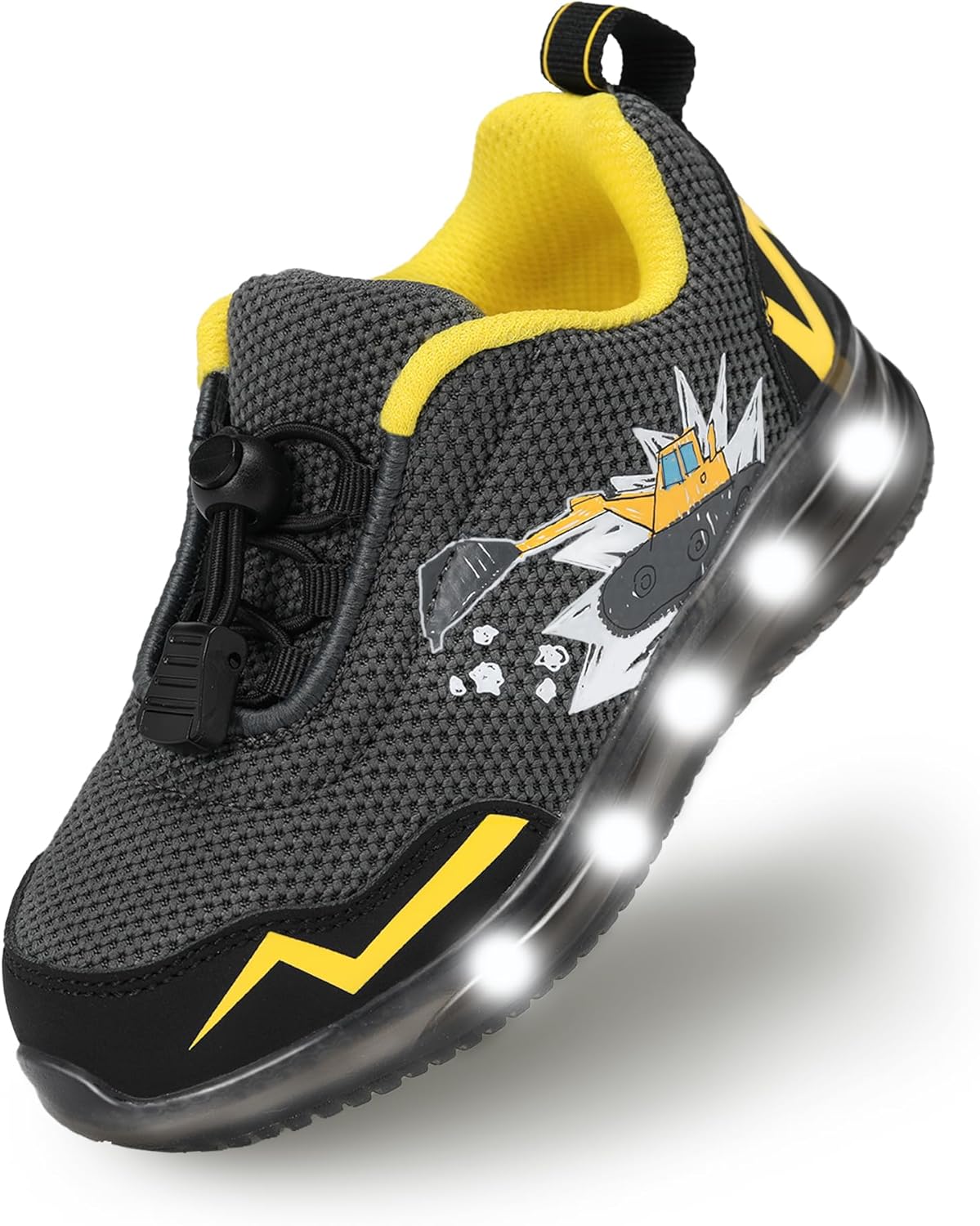 AMZKC ZKA Toddler Light Up Shoes for Girls Boys Size 5 to Size 13 Sparkle Walking Running Tennis Casual Fashion Sport