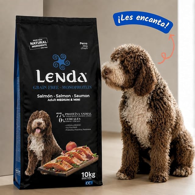 Foto 4 de 7 de Lenda Grain Free Salmon 10kg - Pienso Monoproteico Hipoalergenico para Perros Sin Cereales