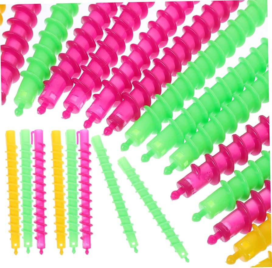 Amazon.co.jp: Gogogmee パーマロッド 100個 スパイラルパーマロッド