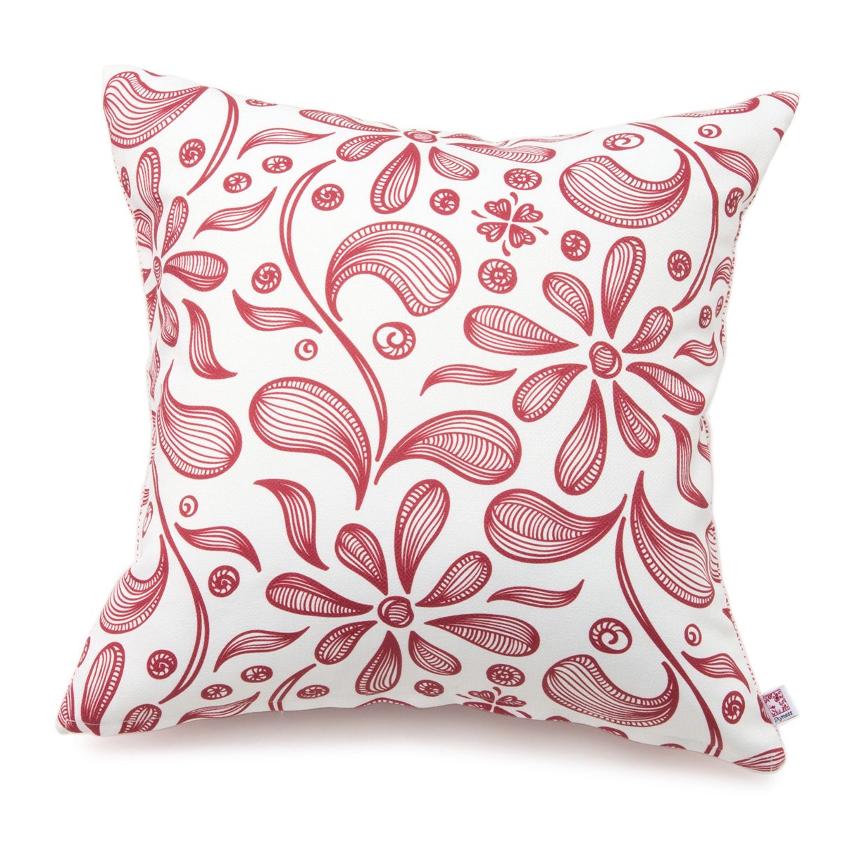 Amazon.co.jp: Shyness クッション レッド 45×45cm リバーシブル