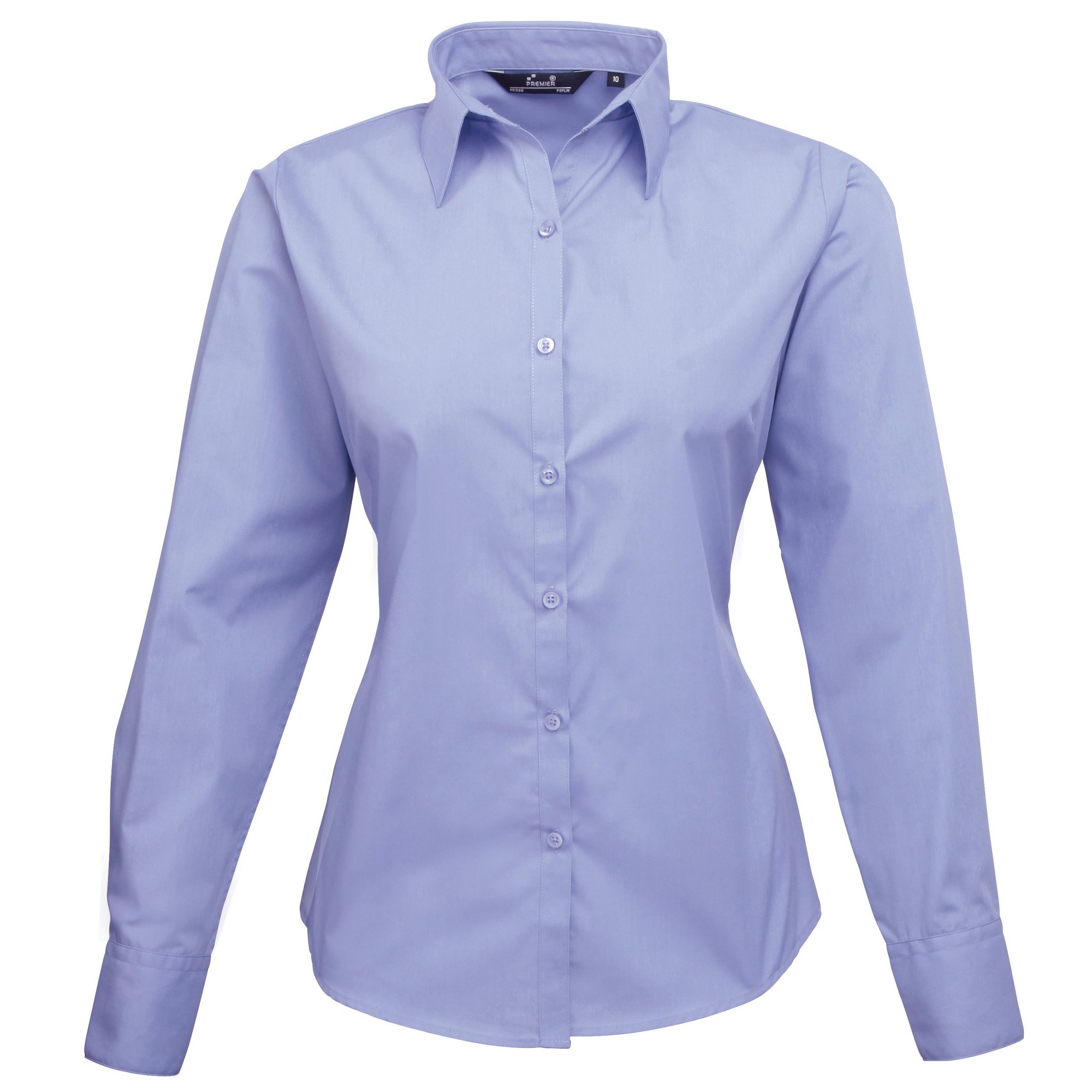Women's Poplin Long Sleeve Blouse