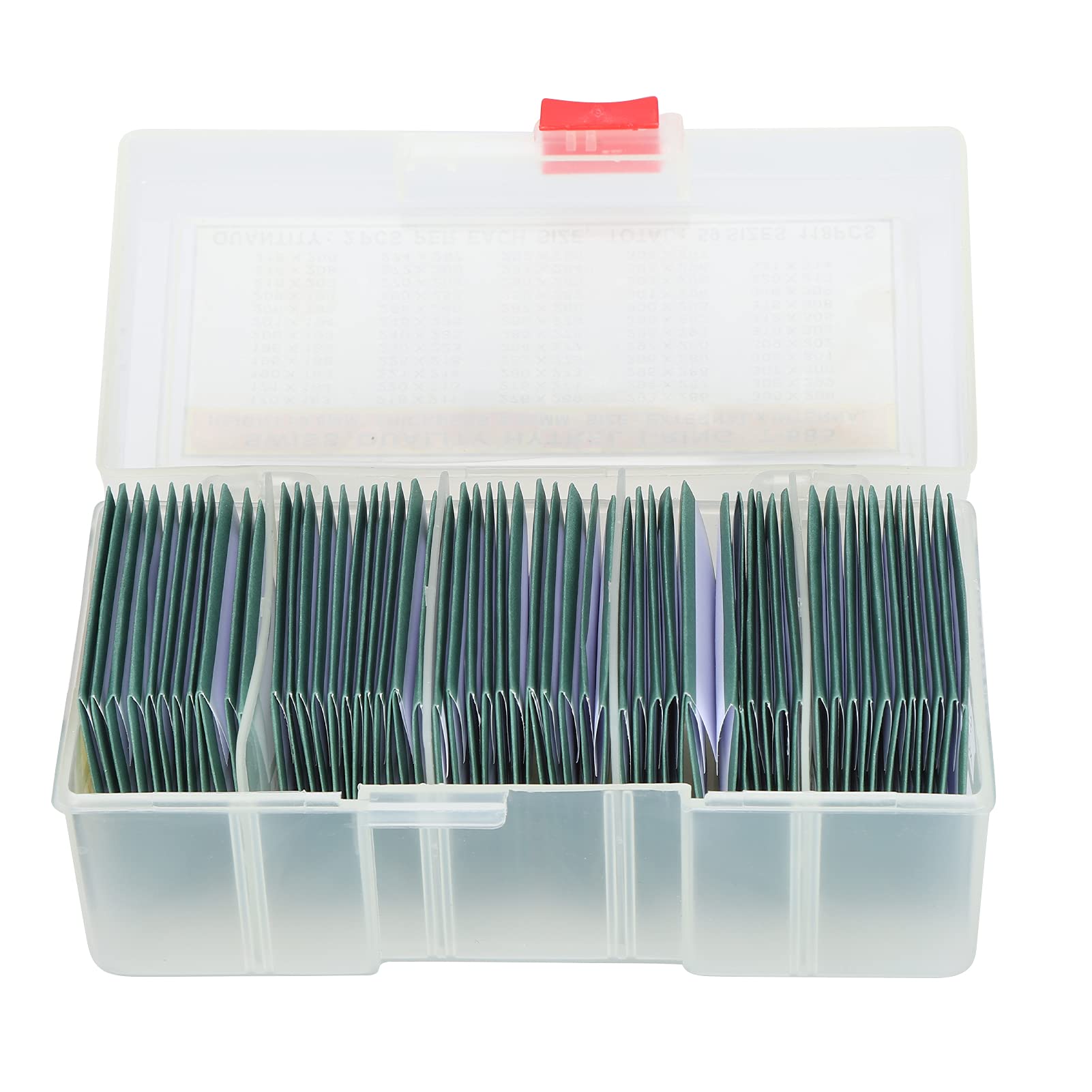 Guarnizione impermeabile a O-ring per retro di orologio T-685, rondelle di tenuta in gomma per orologi, kit assortito di 118 misure con scatola di conservazione, ideale per