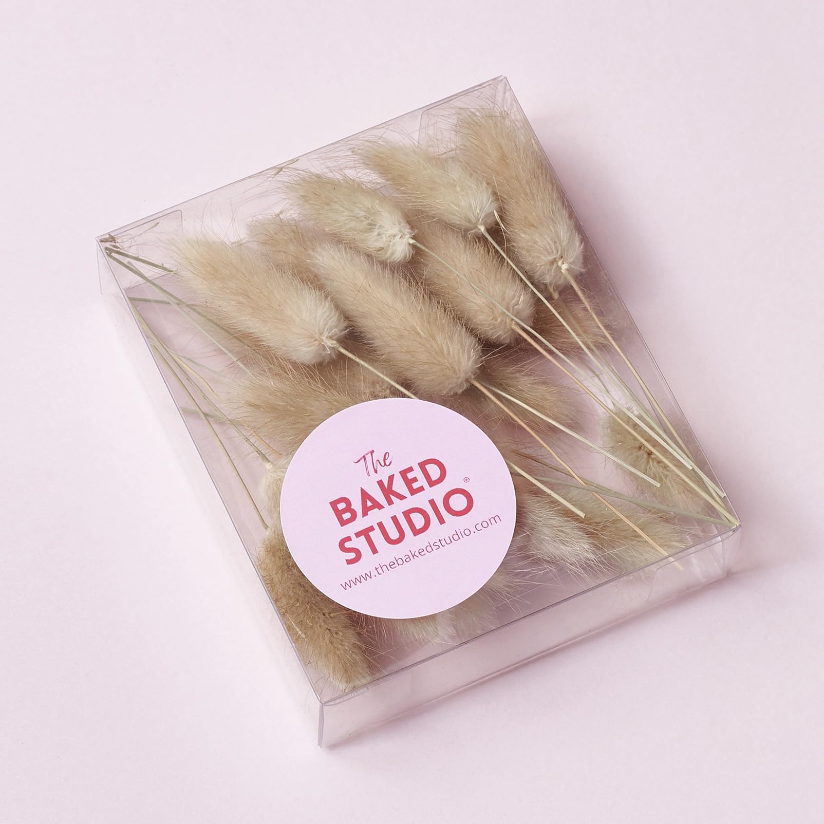 The Baked Studio - Original Dried Flower Lagarus Bunny Tails Set For Cake & Cupcake Decorating & Others Crafts (Natural) - Image 4