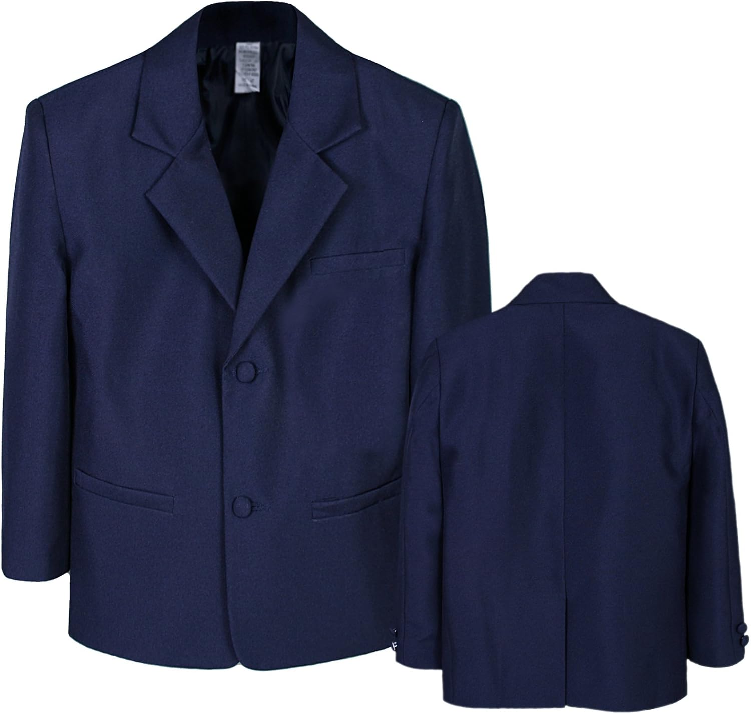 Boy Infant Kid Teen Formal Wedding Party Church Blazer Black Jacket Coat sz S-20
