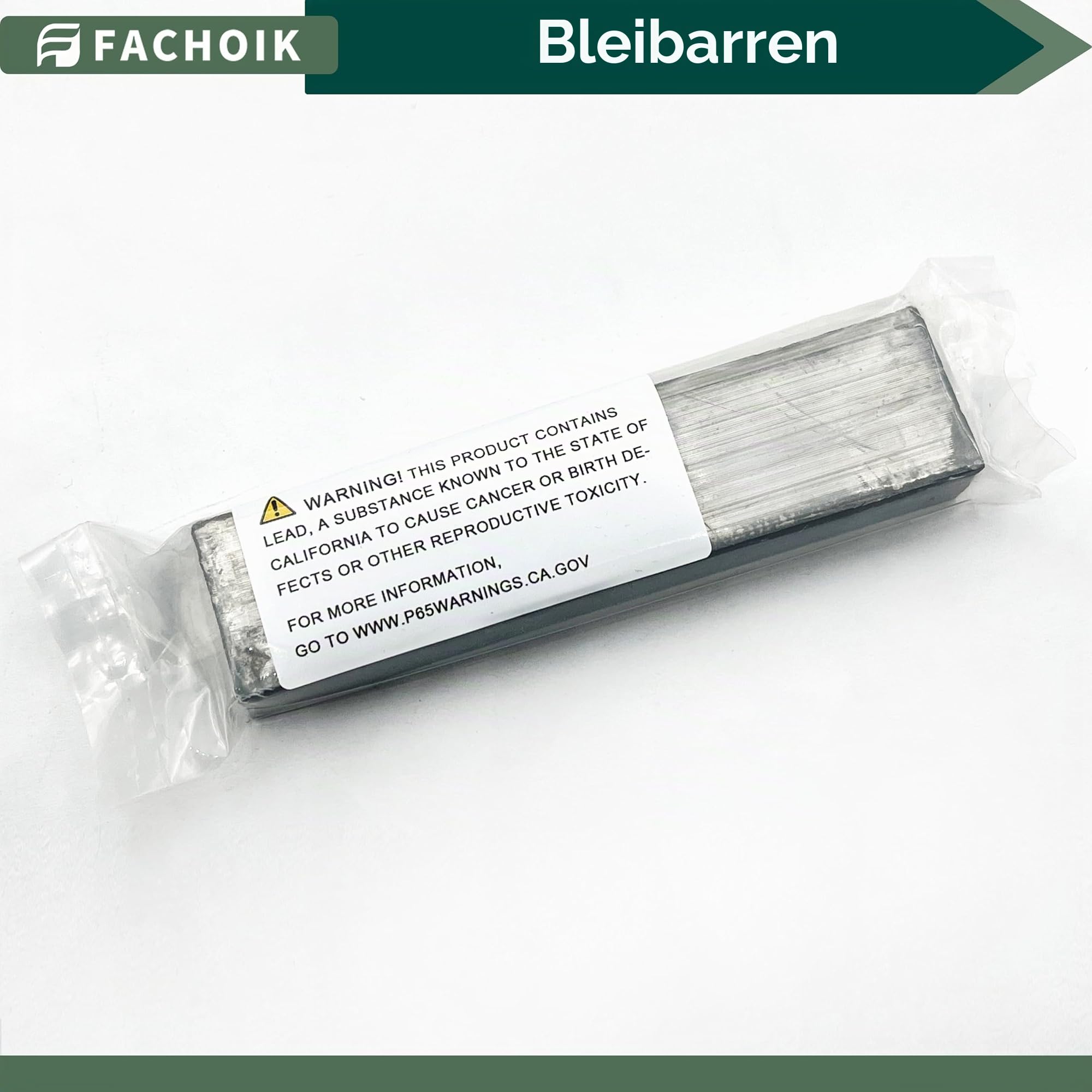 Reine, weiche Bleibarren (99,9% rein) zum Werfen von Angelblechen und Gewichten (10 Pfund)