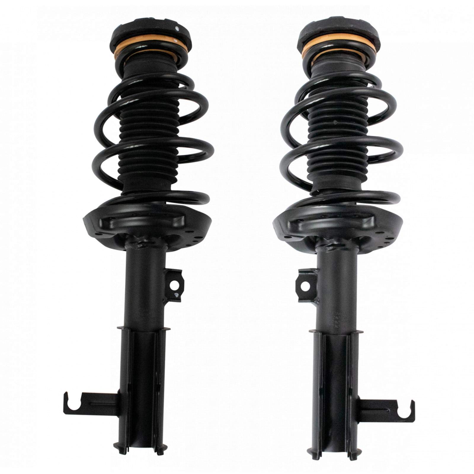 TRQ Front Strut & Coil Spring Assembly Set Driver & Passenger Sides Compatible with 14-15 Chevrolet Malibu 16 Malibu Limited