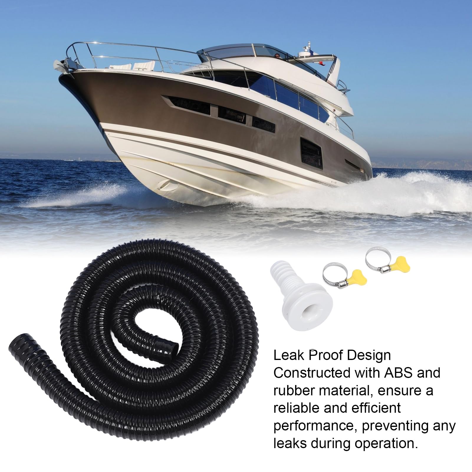 Bilgenpumpen Installationsset - Schlauch Mit 1-1/8 Zoll Auslass