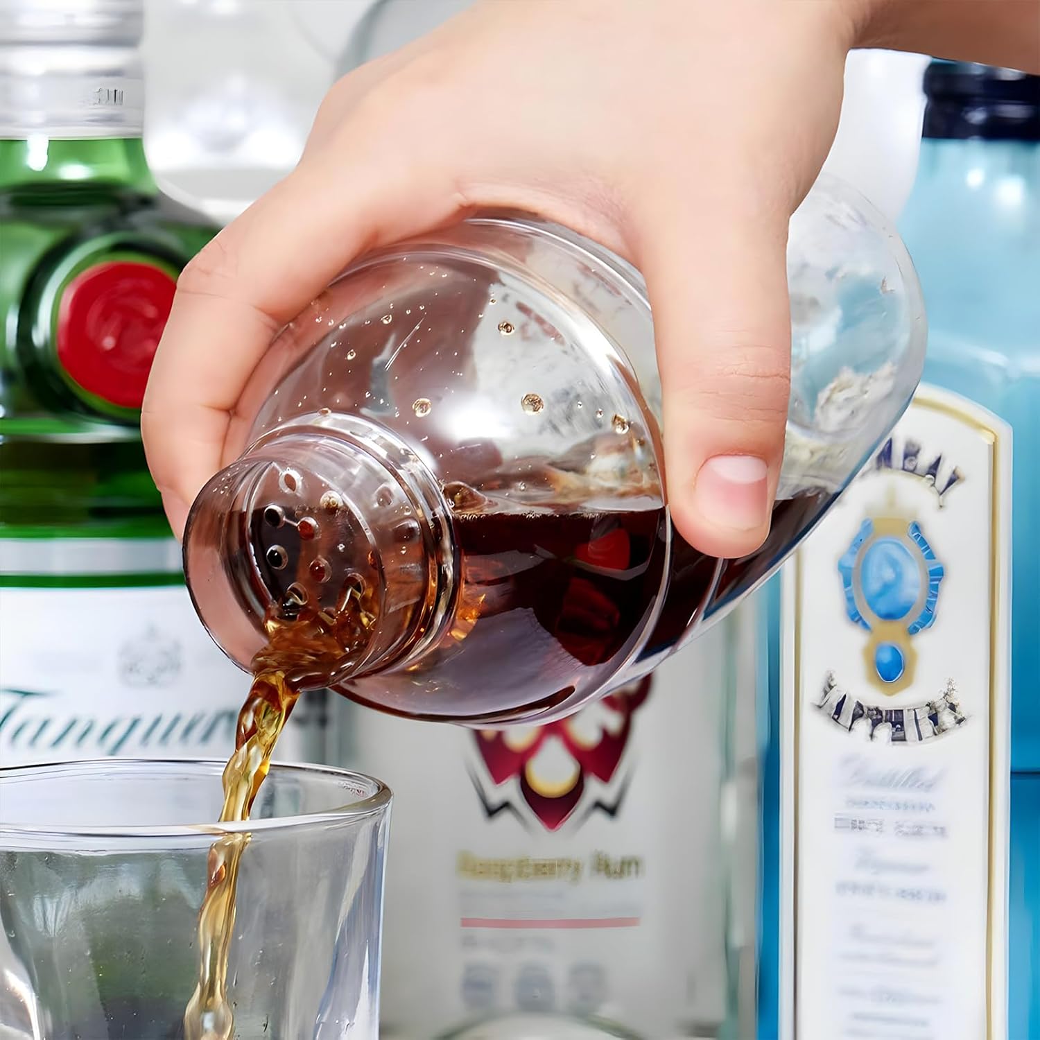Fineline Settings Quenchers Clear 10 oz. Cocktail Shaker 24 Pieces