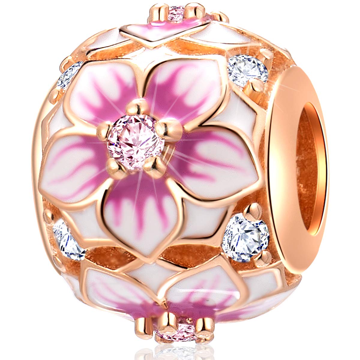 Flowers and Clover Charm