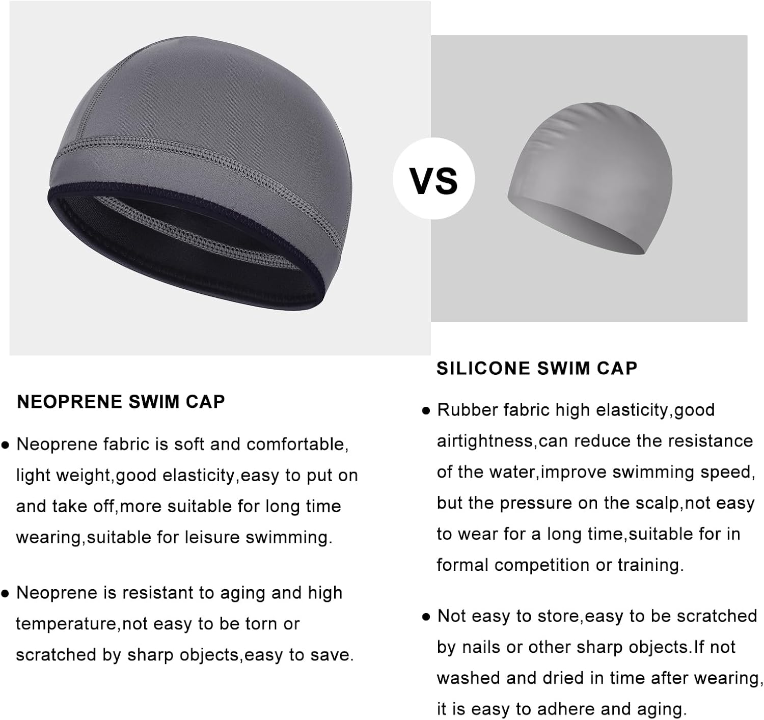 Neoprene Diving Scuba Hood Swim Cap for Toddler Kids Girls Boys Youth Men and Women Thermal Wetsuit Beanie 3mm Hair Clear for Swimming Surfing Windsurf - Image 5