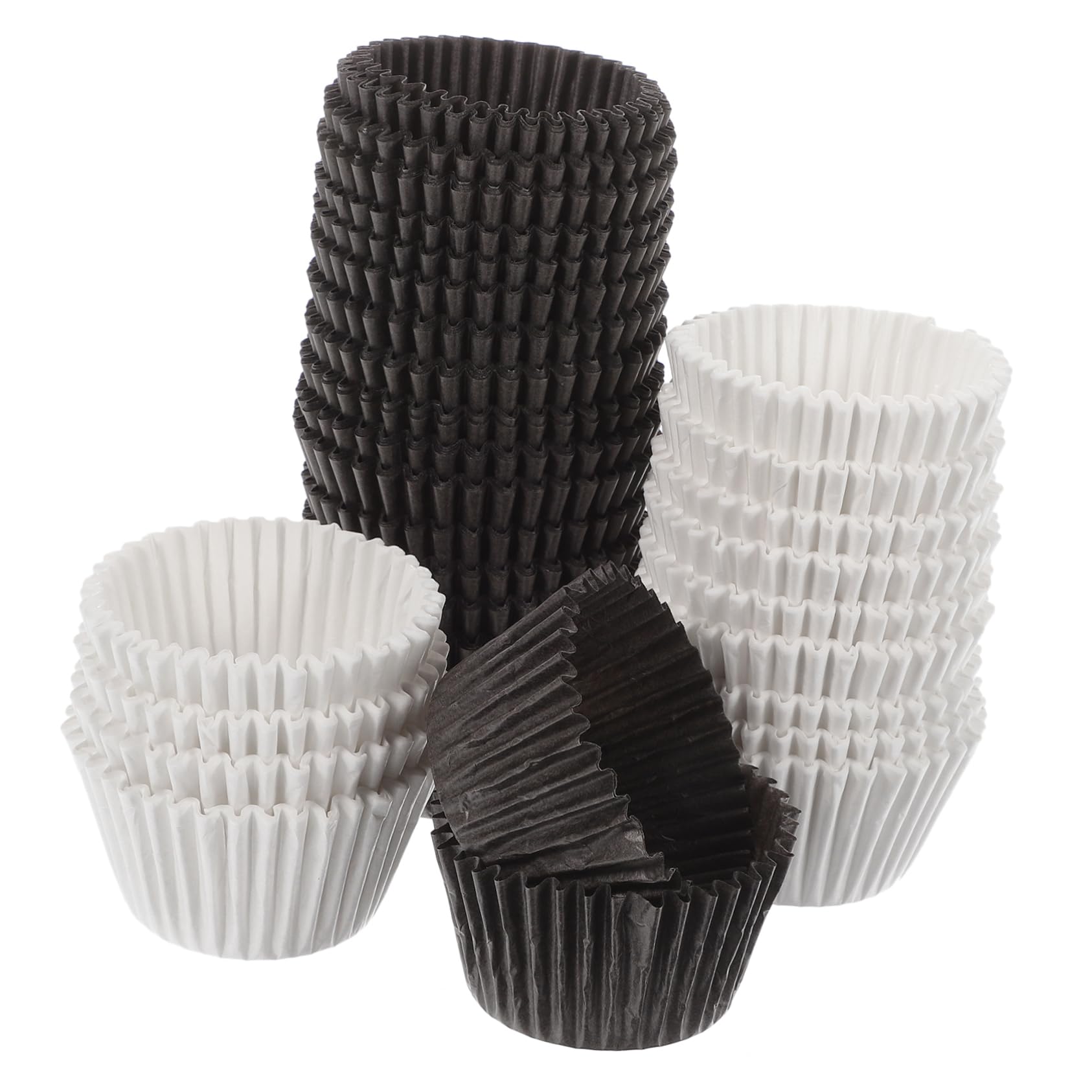 OUNONA 1000 Piezas de Taza de Pastel de Papel Resistente al Aceite sin Olor para Dulces y Golosinas en Fiestas de Graduación y Celebraciones Festivas