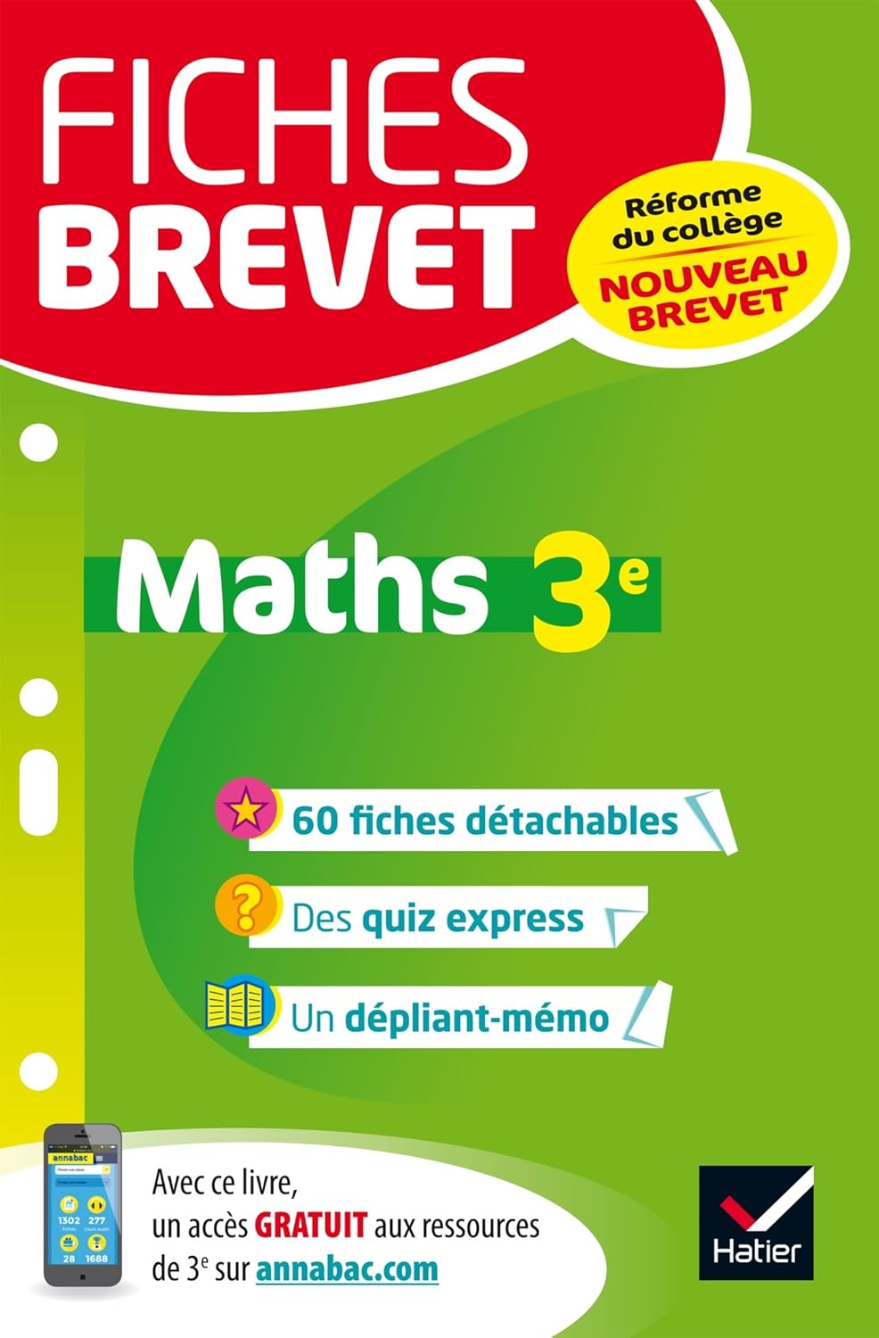 Fiches brevet Maths 3e fiches de révision pour le nouveau brevet